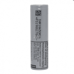 Акумулятор 18650 Li-Ion LG INR18650M26, 2500mAh, 10A, 4.2 / 3.6 / 2.5V, GREY, 2 шт. в упаковці, ціна за 1 шт