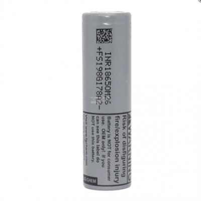 Акумулятор 18650 Li-Ion LG INR18650M26, 2500mAh, 10A, 4.2 / 3.6 / 2.5V, GREY, 2 шт. в упаковці, ціна за 1 шт