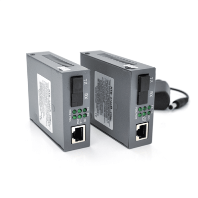 Медіаконвертер пари NetLink A+B (IC+113), 1310+1550 WDM одноволоконний Full/Half duplex , SC 25km (0 +70°C), + блок живлення 5V 1A, !!ПАРА в КОРОБКУ, відвантажуємо парою