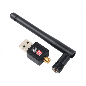 Бездротовий мережний адаптер з антеною 2DBI Wi-Fi-USB Merlion CL-UW04, RT7601, 802.11bgn, 150MB, 2.4 GHz, WIN7/XP/Vista/2K/MAC/LINUX, Blister Q400
