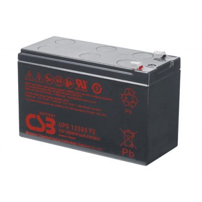 Акумуляторна батарея CSB UPS12580, 12V 10,5Ah (151х65х99мм), Q10