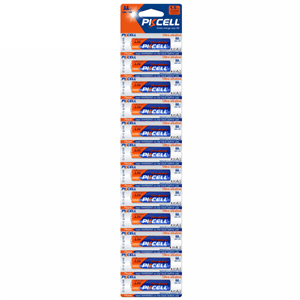 Батарейка сольова PKCELL 1.5V AA / R6, 12 штук в блістері ціна за блістер, Q10