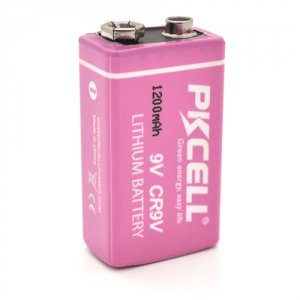 Батарейка літій-оксид-магнієва PKCELL LiMno2, CR9V 1200mAh 3.6V, OEM