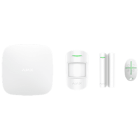 Розширений комплект бездротової сигналізації Ajax StarterKit Plus white ( Hub Plus/MotionProtect/DoorProtect/SpaceControl )