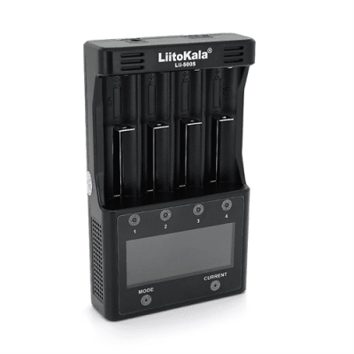 ЗП універсальний Liitokala Lii-500S, СЗУ+АЗП, 4 канали, LCD дисплей, підтримує Li-ion, Ni-MH і Ni-Cd AA (R6), ААA (R03), AAAA, С (R14)