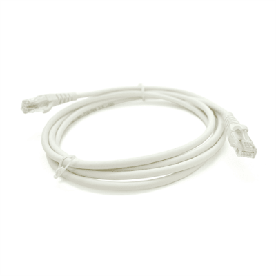 Патч-корд OK-net Кат.5e UTP 24AWG LSZH Бiлий 2м