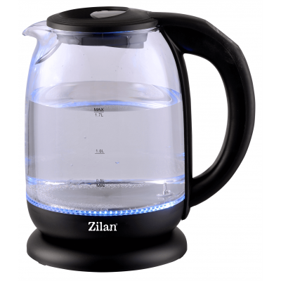 Електричний скляный чайник Zilan ZLN3956, 1850-2200W з підсвічуванням