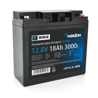 Літій-залізо-фосфатний акумулятор Merlion LiFePO4 12.8V 18AH (4S3P/BMS-20A), (181x77x167) для електротранспорту, 3000 циклів