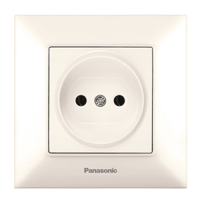 Розетка Panasonic Arkedia Slim, кремова