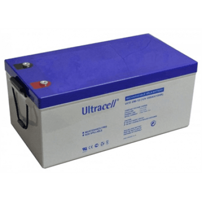 Акумуляторна батарея Ultracell UCG250-12 GEL 12 V 250 Ah (522 x 240 x 224) White Q1/24
