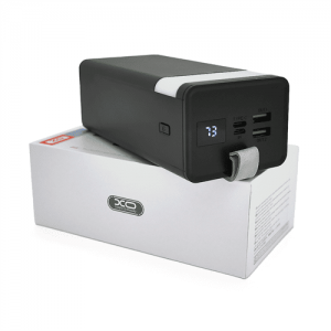 PowerBank XO-PR130 40000mAh, Input:5V/3A,9V/2.23A,12V/1.67A(MicroUSB,Type-C),Output: 5V/4.5A,5V/3A,9V/2A,12V/1.5A(2USB,Type-C), Q44,Black