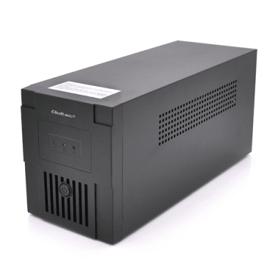 ДБЖ Qoltec QLT1200 (720W) Proxima-L, LED, AVR, 3st, 2xSCHUKO socket, 2x12V7Ah, metal Case