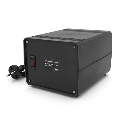 Перетворювач напруги понижуючий MERLION PN-1700, Input 220 V/Output 110V, 1700W, трансформаторний