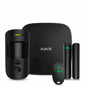 Комплект бездротової сигналізації Ajax StarterKit Cam Plus (HDR) black (Hub 2 Plus /MotionCam(HDR)/DoorProtect/SpaceControl)
