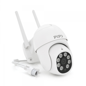 8 Мп Wi-Fi відеокамера вулична SD/картка PiPo PP-IPC27D8MP20 PTZ 2.8mm ICSee