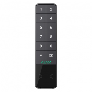 Бездротова вулична клавіатура зі зчитувачем Ajax KeyPad Outdoor Jeweller Graphite