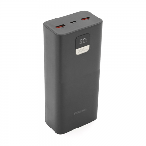 Power Bank FONENG P55 30000mAh, 2*USB+Tepe-C, Black, 0.580kg, Box