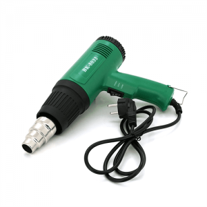 Фен BAKKU BK-8033 (пістолет) 1600Вт, зелений Box (252 * 233 * 80) 0,72 кг