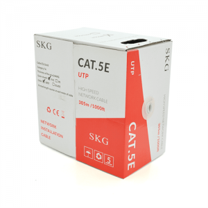 Вита пара UTP cat 5E 4PR (0,50мм) CCA PVC 305м, White