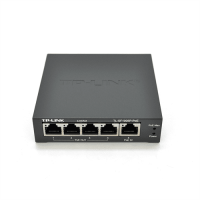 Комутатор POE 48V 4 порти POE + 1 Uplink POE IN , 48-52 V корпус-метал, Black, живлення від POE комутатора/інжектора!