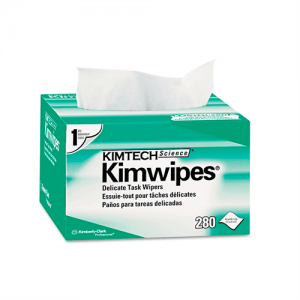 Серветки безворсові для оптики KIMTECH Kimwipes, 280 шт в упаковці