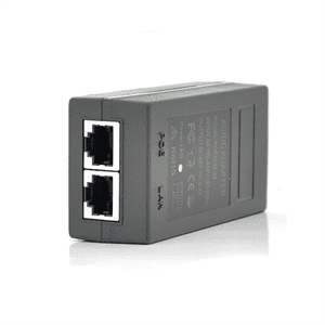 POE інжектор 48V 0.5A (24Вт) з портами Ethernet 10/100 Мбіт / с, без кабелю живлення