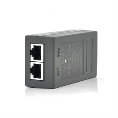 POE інжектор 48V 0.5A (24Вт) з портами Ethernet 10/100 Мбіт / с, без кабелю живлення
