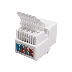 Модуль вузький Keystone Jack RJ-45 кат.5e UTP,17,2 мм, Q50