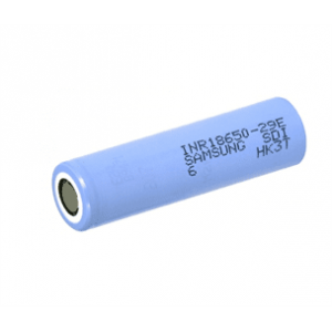 Акумулятор 18650 Li-Ion Samsung INR18650-29E (SDI-6), 2900mAh, 8.25A, 4.2 / 3.65 / 2.5V, BLUE, 2 шт в упаковці, ціна за 1 шт