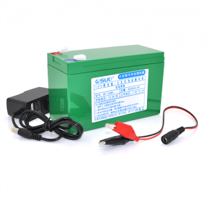Акумуляторна батарея літієва QSuo 12V 8A з елементами Li-ion 18650 (150X64,5X97,7) + зарядное устройство 12,6V/1A + крокодилы