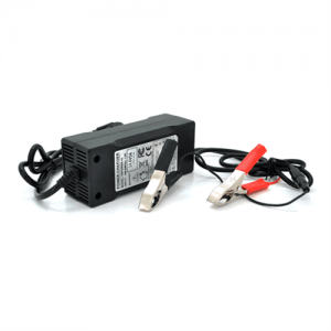 Зарядний пристрій для акумуляторів Merlion LiFePO4 12V (14,6V) -5A-60W + крокодили, BOX