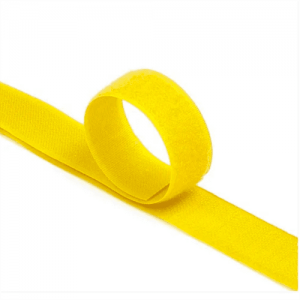 Стяжки на липучці ширина 10мм, рулон 50м, жовті, ціна за рулон