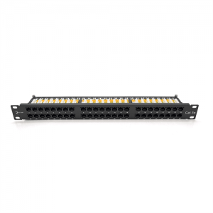 Патч-панель Ritar 48 портiв UTP DUAL кат 5Е 19 "1U НЕ екранована чорна Q10