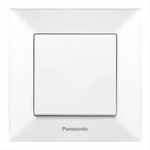 Вимикач Panasonic Arkedia Slim одноклавішний, білий