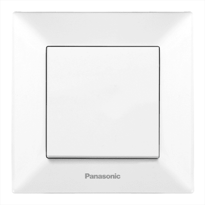 Вимикач Panasonic Arkedia Slim одноклавішний, білий