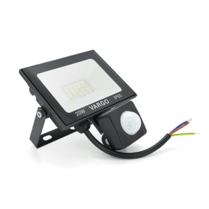 Прожектор LED c датчиком руху Vg-20W, IP65, 6500K, 2700Лм. Box