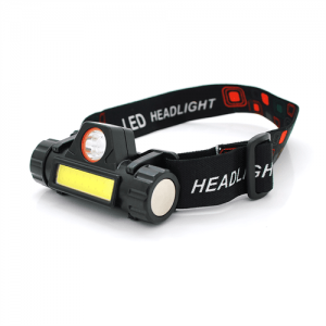 Налобний ліхтарик CATA CT-9120,1 led 3W, 1 Led Cob, 2 режими, корпус-пластик, водостійкий, ip44, магніт, живлення АКБ вбудований, USB micro кабель, 6400K, BOX