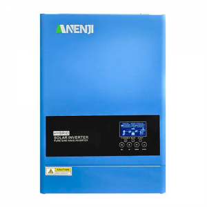 Гібридний інвертор ANENJI 6,2KW, 6200VA/6200W, 48V, струм заряду 120A(max), 170-280V, МРРТ60-500VDC, 438x295x105mm, 8,7 kg, Q2