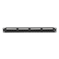 Патч-панель RITAR 24 порти UTP DUAL кат 6 19 "1U НЕ екранована чорна Q25