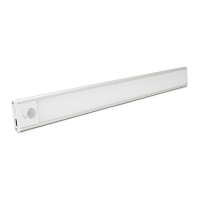 LED світильник L1007-40S з датчиком руху та освітленості, 1500 mAh, 40x10x400мм, 1500 mAh, Box