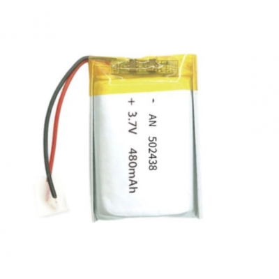 Літій-полімерний акумулятор 5*24*38mm (Li-ion 3.7В 480мА·ч)