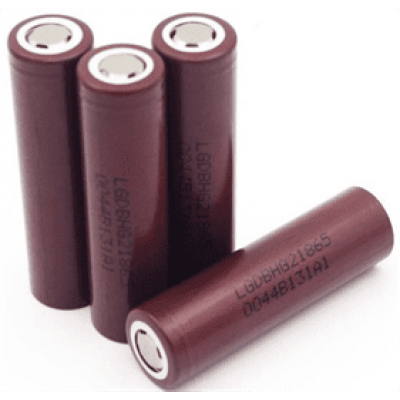Акумулятор 18650 Li-Ion LG LGDBHG21865, 3000mAh, 20A, 4.2 / 3.6 / 2.5V, BROWN, PVC BOX, 2 шт. в упаковці, ціна за 1 шт