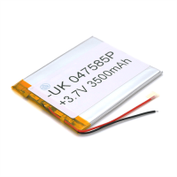 Літій-полімерний акумулятор 4 * 75 * 85mm (3500mAh 3,7V)