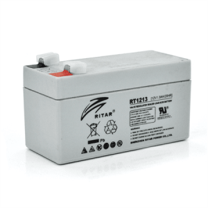 Акумуляторна батарея AGM RITAR RT1213, Gray Case, 12V 1.3Ah ( 98 х 44 х 53 (59) ) Q20