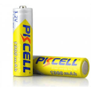 Акумулятор PKCELL 1.2V AA 1300mAh NiMH Rechargeable Battery, 2 штуки в блістері ціна за блістер, Q
