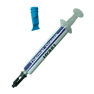 Паста термопровідна HY-881 2g, шприц, Grey,> 5,6W / m-K, <0.004 ° C-in² / W, -50 ° ≈340 °, + лопатка, Blister