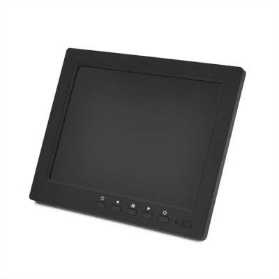 Монітор для відеоспостереження TFT 8" 1024 * 768 (HDMI + VGA + BNC + AV), кут огляду 360 °, IPS, DC: 12V / 1A, BOX