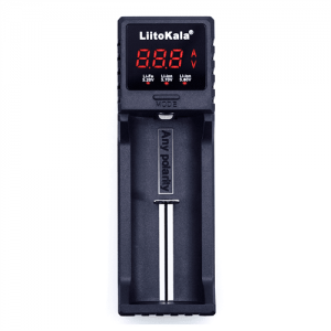 ЗП універсальний Liitokala Lii-S1, 1 канал, LCD дисплей, підтримує Li-ion, Ni-MH і Ni-Cd AA (R6), ААA (R03), AAAA, С (R14)