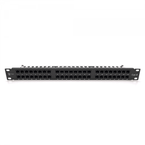 Патч-панель Ritar 48 портiв UTP DUAL кат 6 19 "1U НЕ екранована чорна Q10