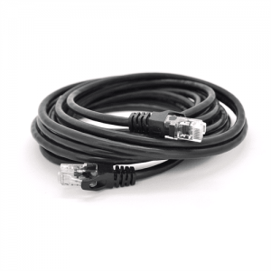 Патч-корд литий RITAR, UTP, RJ45, Cat.6, 15m, чорний, Cu (мідь)